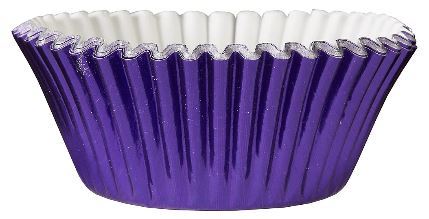 Purple Foil Cupcake Liner