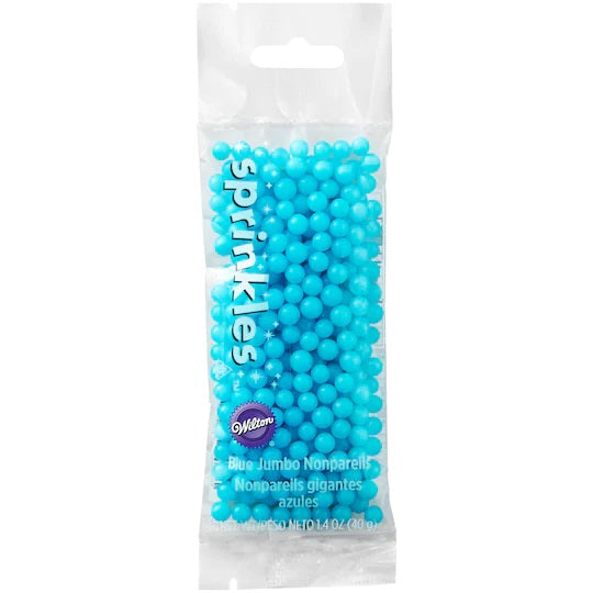 Light Blue Sugar Rods  Pearl Blue Edible Dragees Sprinkles